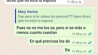 doña mary got hot and sent me her nudes.