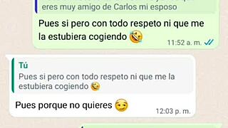 doña mary got hot and sent me her nudes.