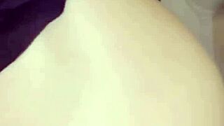 Amoosinas Cums on White Ass in Airport Toilet