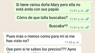 doña mary got hot and sent me her nudes.