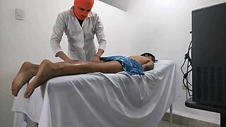 change of plans, doc was gonna massage her but she turned out wild. she set me up fast for something else!