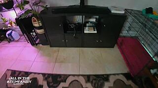 Why does stepmom Kymber Leigh ride so hard? Her big ass craves stepson's pounding and cumshot.