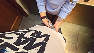 stranger shoots cum in my pantyhose right in the restaurant toilet while i masturbate wet and kinky