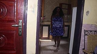 Hey, she totally cheats on her husband by kissing her sexy black colleague right in front of him! 😏