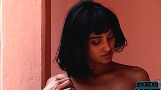 indian milf angel constance strips and shows curves 😍