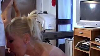 exclusive vid of friends with this blonde milf and her wild side