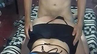 Police woman fucks stranger after party.