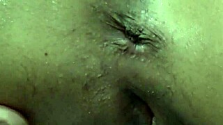 Wow, hairy French cuckold wife takes my cum inside!