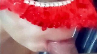 enjoying a casual blowjob session with a cute amateur in cosplay