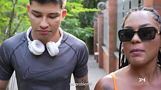 Danner Mendez and Carla Morelli give friend's mom ebony cum