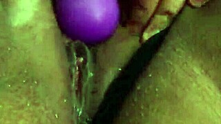 Hot Milf Masturbates with Dildo in Steamy Shower Scene