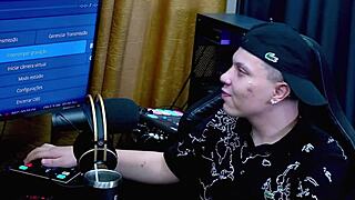 Belinha Baracho Shows Pussy on Podcast Table, Ruan Fucks Her Sensually