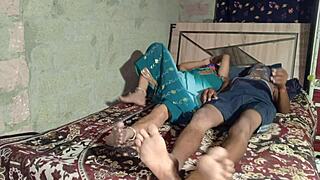 I can’t get enough of my Desi village bhabhi getting wild with her husband in steamy action every day.