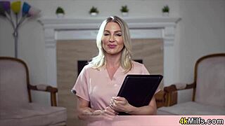 Andi Avalon, Expert Milf Nurse, Delivers Fast Handjob for Your Sample
