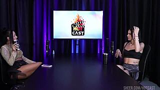 Debora Andrade and Vitoria Beatriz share sensual moments in lingerie outdoors