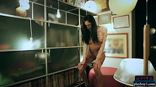 Chloe Amour says, 'I'm finger banging myself so good.' Latina milf solo pleasure.