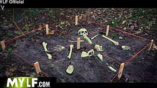 after a million years without sex, this milf redhead takes control in domination, leading to rough blowjob and cum on ass