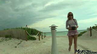 Blonde Amateur Gets Cum on Her Ass!