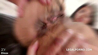 Syren De Mer goes wild with DAP, squirt, and anal fisting action