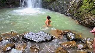 Morbid masturbates as I strip naked in the river, says Silvana Lee with Brian Evansx