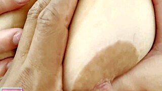 Latina Brunette Receives Lover's Gift in Pussy