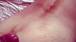 A wife shares her personal space in a close-up view.