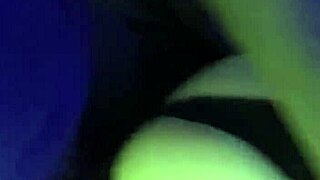 sexy phat booty in black lingerie gets smashed in garage