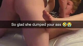 cheating milf wife bred and creampied on snapchat compilation