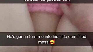 cheating milf wife bred and creampied on snapchat compilation