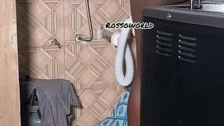 Hidden Camera Captures My Naked Stepmum in Raw Action