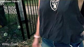 Wifey Flashes on Street