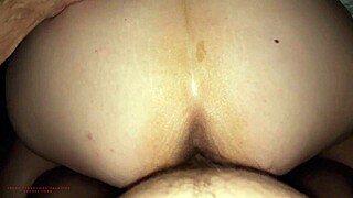 Nympho Cougar Stepmom Creampied in POV Doggy Style Amateur Play