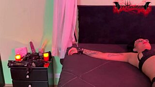 wax play with obedient submissive