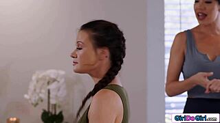 never expected latina pornstar massage to include intense shaved pussy licking