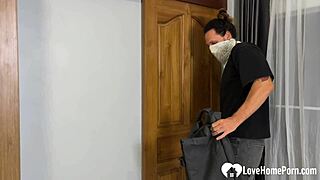 Finding her wrapped up like early Christmas