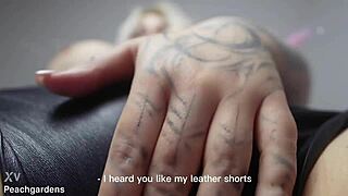 Blonde milf fucks your face with her pussy and ass