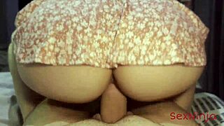 My lovely stepmom moans loudly as she trains me to pull out during intense fucking!