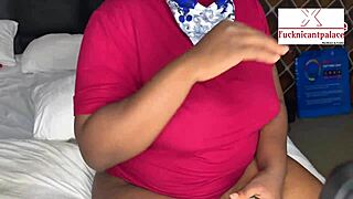 Chubby Ebony Stepmom Squirts Wild on BBC Hardcore. Full Video on Red Sheer!