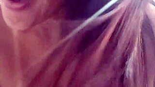 Latina Wife Flashes Fan Online for Orgasm