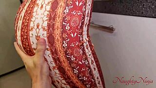 Fucking my cleaner lady hard for extra tip