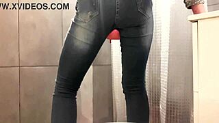 OMG, Desperate Pee in Jeans and Pink High Heels!