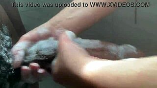 Horny College White Girl Worships Huge BBC with Intense Handjob and Anal