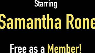 hey, samantha rone is so hot in lingerie, let's watch her 😍