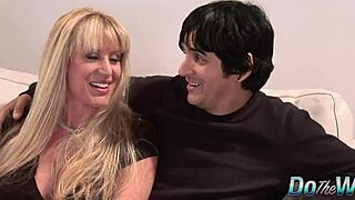 Blonde housewife olivia parrish gets fucked hard in front of old husband