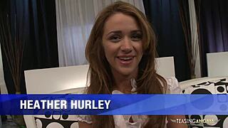 heather hurley, do you want to lick his dick before he fucks your pussy doggystyle and cowgirl?