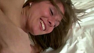 in this russian threesome, mommy says, 'bend me over.' cowgirl and blowjob action.