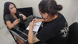 Sexy Latina Secretary Fucked By Big Cock In Quickie