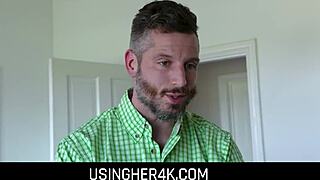 यूजिंगहर4के - पेटाइट 18+ टीन स्टेपडॉटर स्टेपडैड के लिए फ्रीयूज टॉय बनती है पैट्रिक्स डे पर!