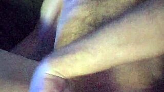 Gazzadomm, a mature european amateur, wanks with dirty talk in homemade exhibitionist close-up.