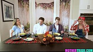 Hey, check these stepsons swapping their hot stepmoms for wild group banging action tonight!